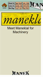 Mobile Screenshot of maneklalexports.com